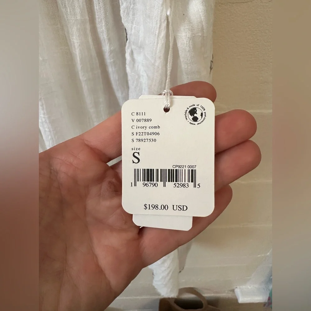Free People Embroidered Flowy - Picture 9 of 9